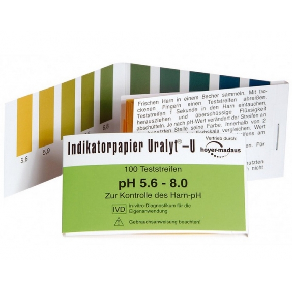 Holistic Papierki lakmusowe - Paski pH - Uralyt-U sprawdzanie pH moczu 100 sztuk cena 53,99zł