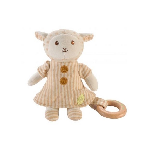 Pomysł na prezent dla dziecka przytulak owieczka z ekologicznej bawełny 1 sztuka EverEarth cena 79,35zł