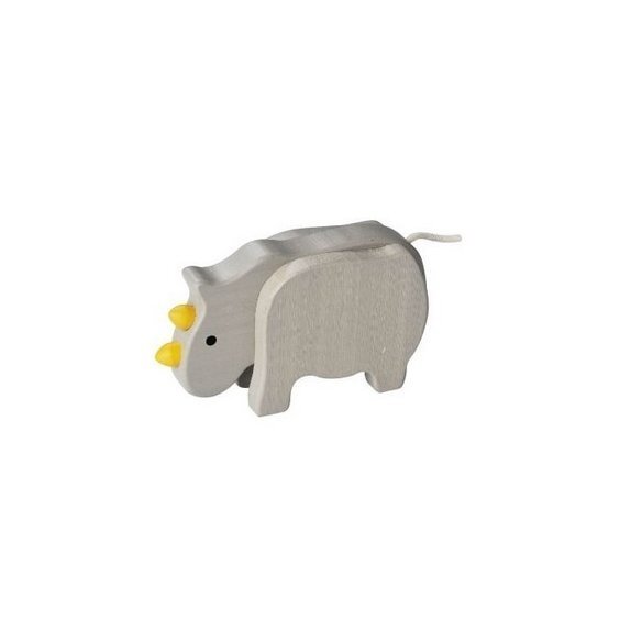 Pomysł na prezent dla dziecka bambusowy nosorożec od 24 miesiąca 1 sztuka EverEarth cena 37,70zł