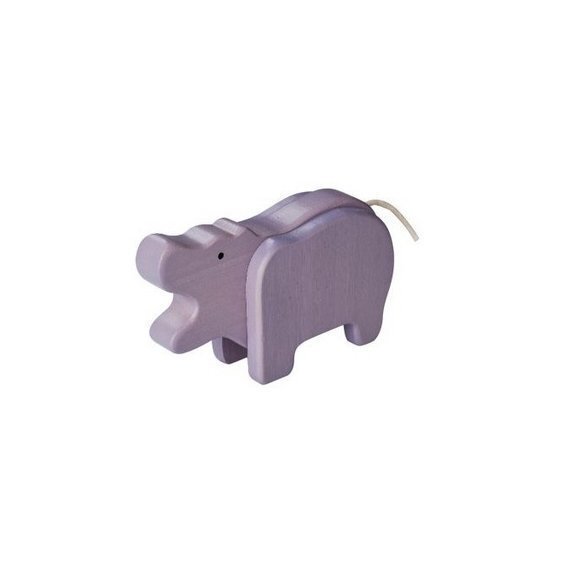Pomysł na prezent dla dziecka bambusowy hipopotam od 24 miesiąca 1 sztuka EverEarth cena 37,70zł
