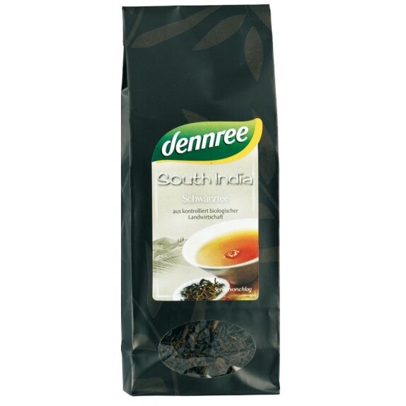 Herbata czarna Południowe Indie liściasta 100g Dennree cena 15,45zł