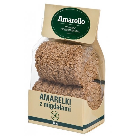 Amarelki z migdałami 80 g Amarello cena 8,39zł