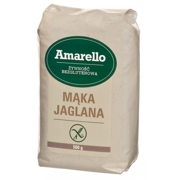 Mąka jaglana bezglutenowa 500 g Amarello cena 11,85zł