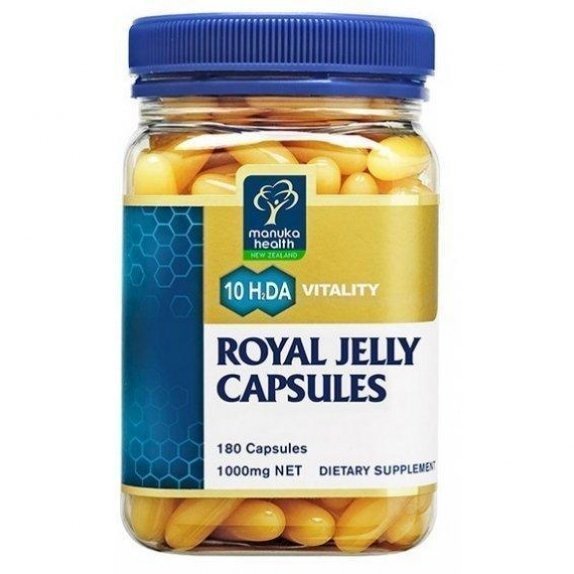 Kapsułki z Mleczkiem Pszczelim Royal Jelly 180 kapsułek Manuka Health cena 177,85zł