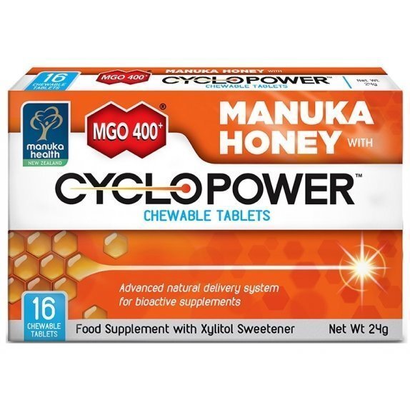 CycloPower tabletki do ssania z Ksylitolem i Miodem Manuka 16tabletek Manuka Health cena 72,89zł