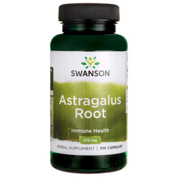 Swanson Astragalus Root 470 mg 100 kapsułek cena 4,72$