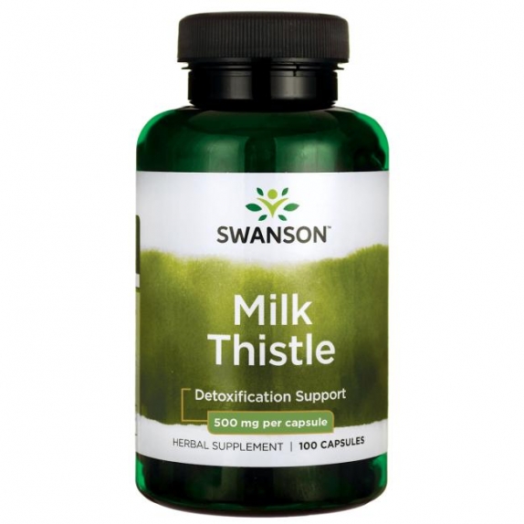 Swanson full spectrum Milk Thistle 500 mg 100 kapsułek cena 6,72$