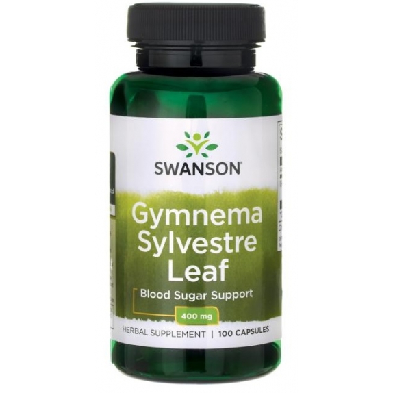 Swanson Gymnema Sylvestre 400 mg 100 kapsułek cena €4,51