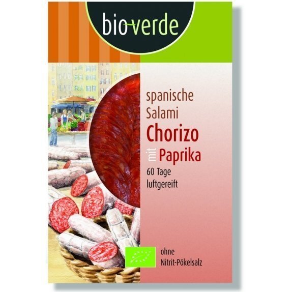 Chorizo z papryką 80 g Bio Verde cena 17,39zł
