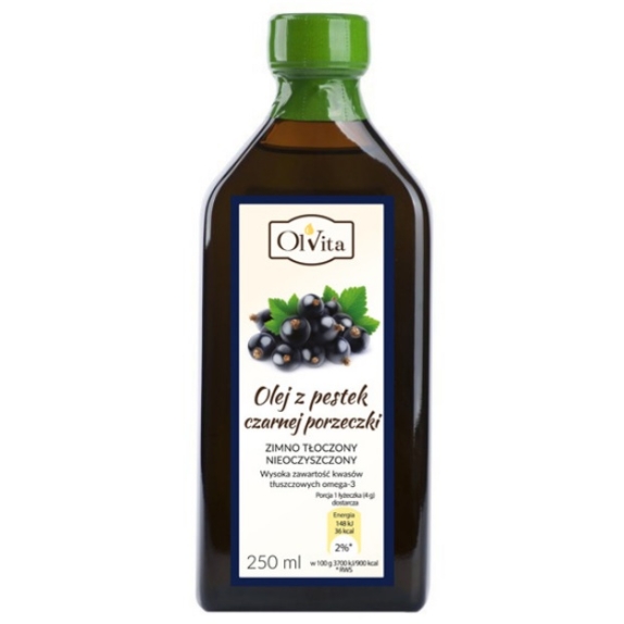 Olej z pestek czarnej porzeczki 250 ml Olvita  cena €15,46