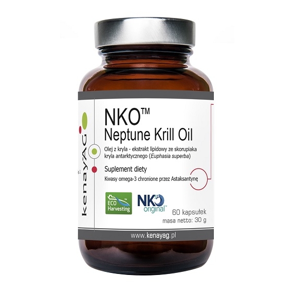 Olej z kryla NKO Neptun Krill Oil (olej z kryla) 60kapsułek Kenay cena 99,90zł