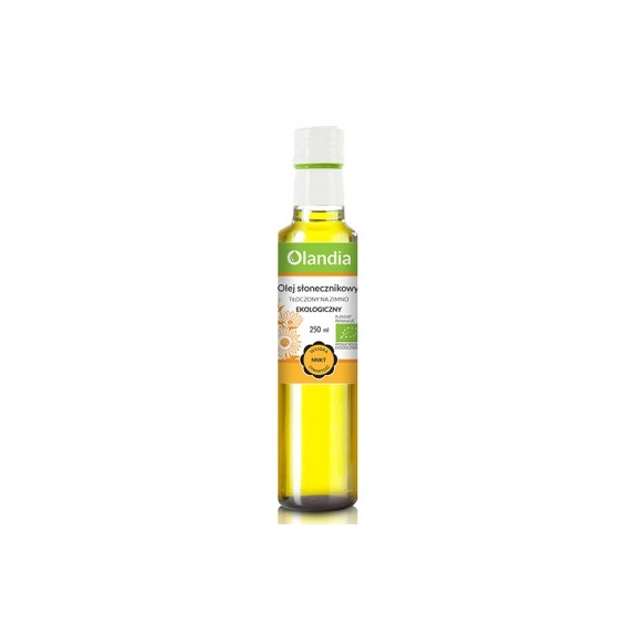 Olej słonecznikowy tłoczony na zimno 250 ml BIO Olandia cena 12,89zł