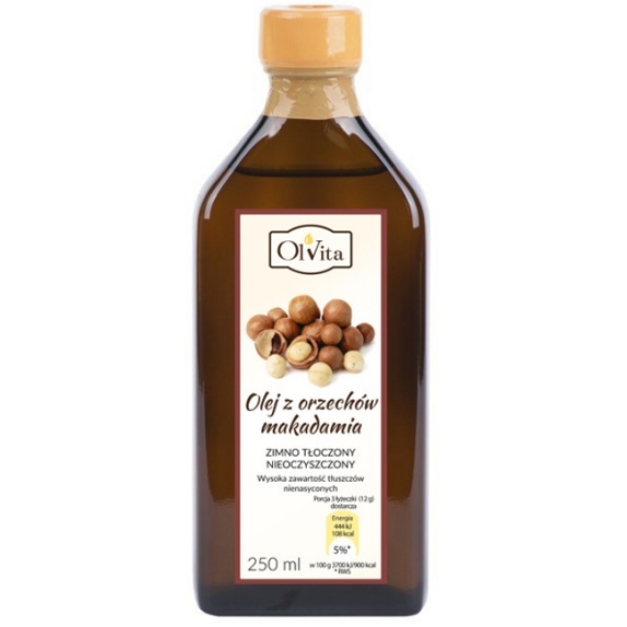 Olej z orzechów makadamia 250 ml Olvita  cena 32,03zł