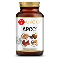 Yango APCC™ (reishi, kordyceps, shitake, chaga) 490 mg 100 kapsułek