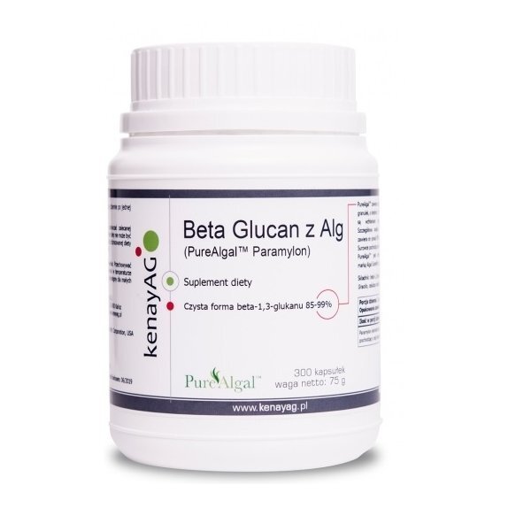 Beta glucan z alg PureAlgal™ Paramylon 300 kapsułek Kenay cena 378,51zł