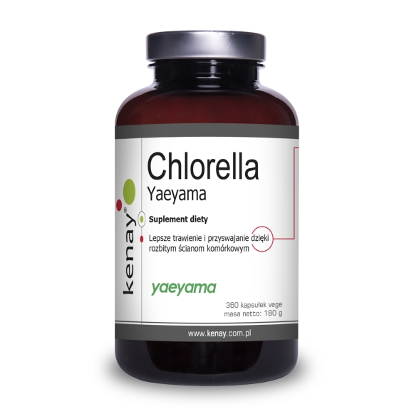 Chlorella Yaeyama 360 tabletek Kenay cena 115,90zł