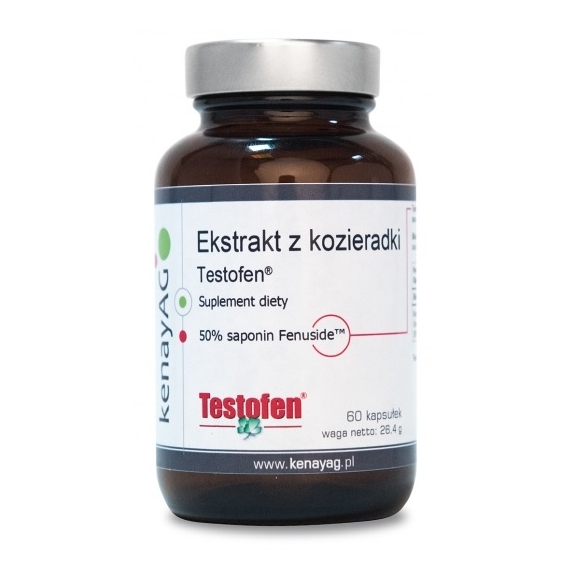 Ekstrakt z kozieradki Testofen® 60 kapsułek Kenay cena 21,33$