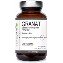 Kenay Granat ekstrakty z całych owoców granatu Pomella ® 60 kapsułek