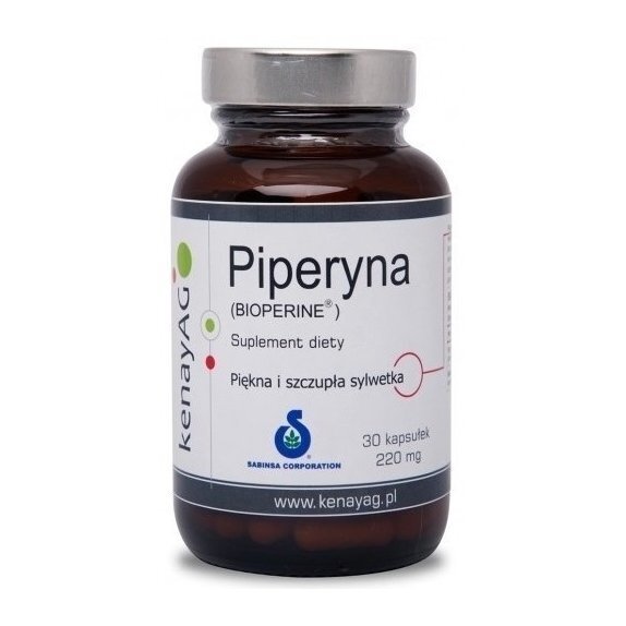 Piperyna (Biopiperyne®) 30 kapsułek Kenay cena 18,85zł