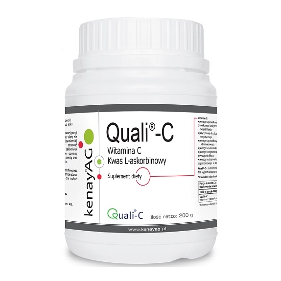 Witamina C Quali®-C Kwas L-askorbinowy proszek 200 g Kenay cena 69,90zł