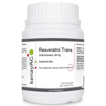 Kenay Resweratrol trans zmikronizowany 100mg 300 kapsułek