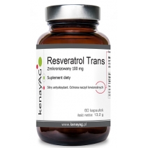 Kenay Resweratrol trans zmikronizowany 100mg 60 kapsułek