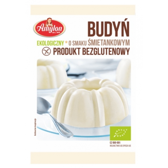 Budyń śmietankowy bezglutenowy 40g BIO Amylon PROMOCJA cena 0,78$