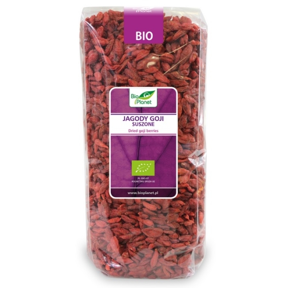 Jagody goji suszone 1 kg BIO Bio Planet MAJOWA PROMOCJA!  cena 19,24$