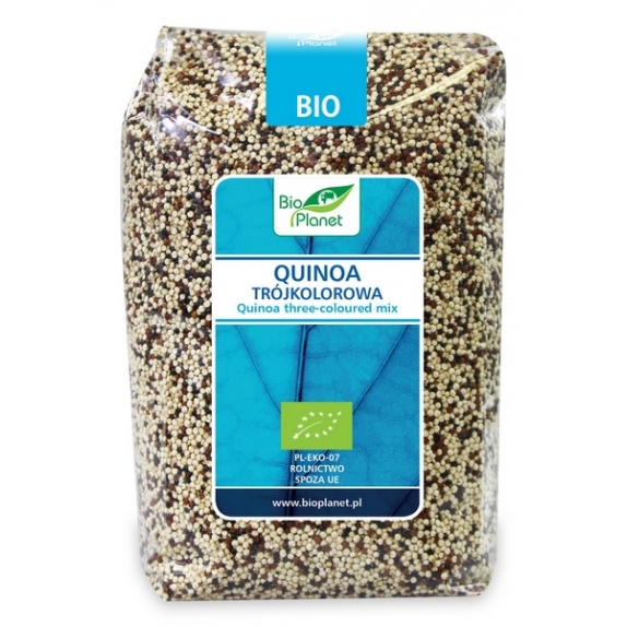 Quinoa trójkolorowa (komosa ryżowa) 1 kg BIO BioPlanet  cena 27,05zł