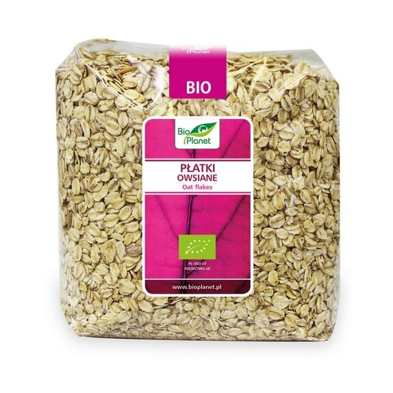 Płatki owsiane 1 kg BIO Bio Planet cena 11,39zł