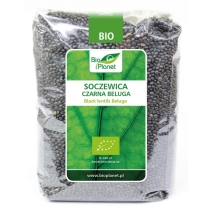 Soczewica czarna beluga 1 kg BIO Bio Planet