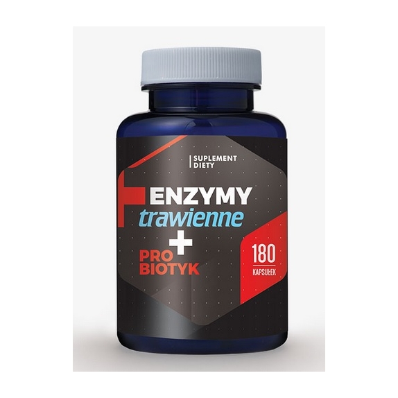 Enzymy trawienne + probiotyk 180 kapsułek Hepatica cena 45,30zł