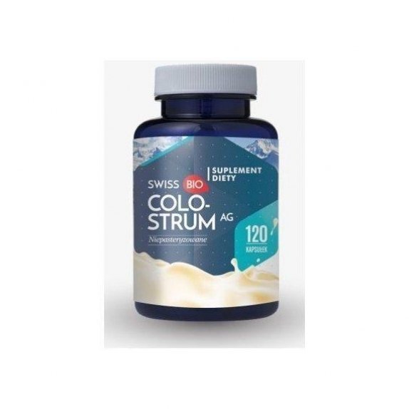 Swiss Bio Colostrum AG 120 kapsułek Hepatica cena 144,69zł