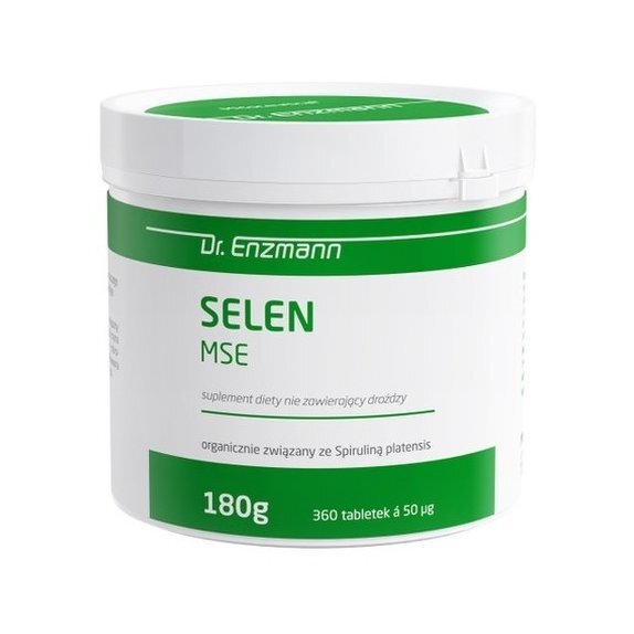 Selen MSE 360 tabletek Dr Enzmann cena 83,16$