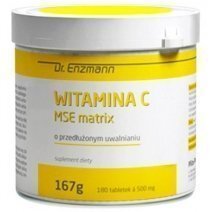 Witamina C MSE matrix 180 tabletek Dr Enzmann