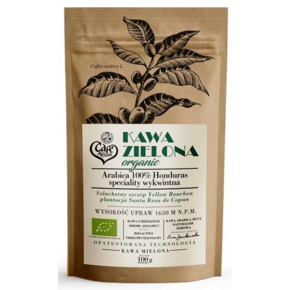 Kawa zielona mielona 100 g BIO Cafe Creator cena 11,49zł