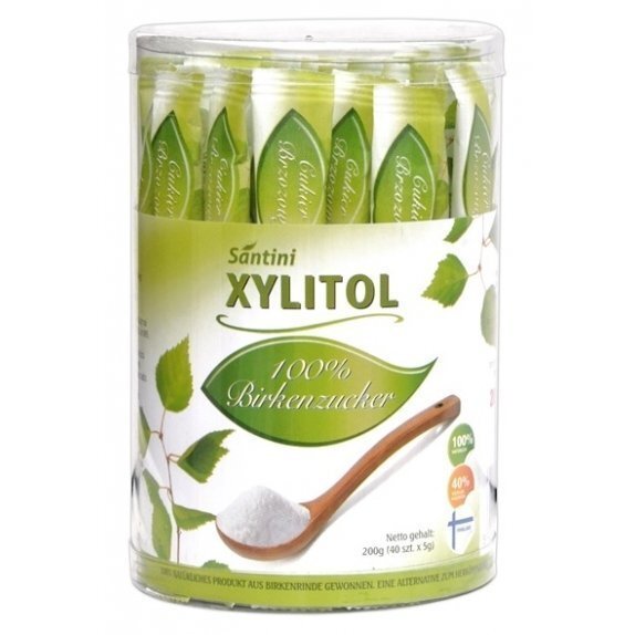 Ksylitol w saszetkach 40 x 5 g Santini cena €4,11