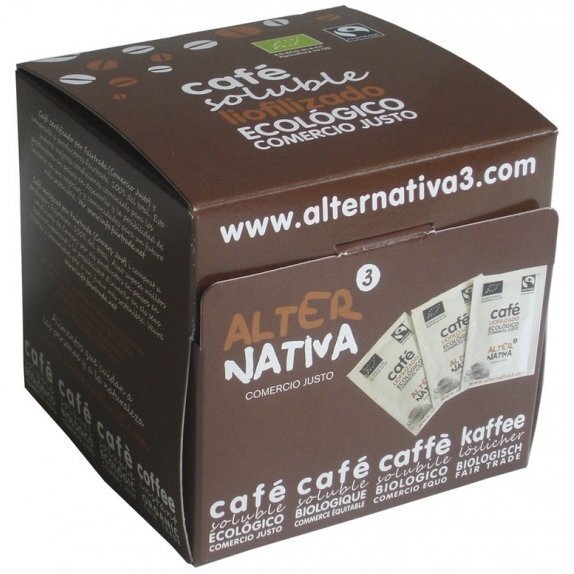 Kawa rozpuszczalna w saszetkach fair trade 50 g (25 x 2 g) Alternativa cena 25,49zł