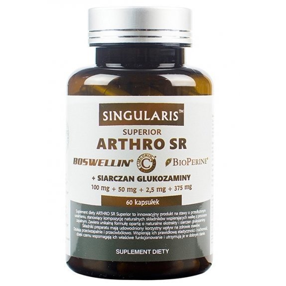 Singularis Superior Arthro SR + siarczan glukozaminy 60 kapsułek cena 74,60zł