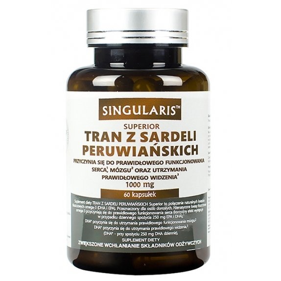 Singularis Superior Tran z sardeli peruwiańskich 1000mg 60 kapsułek cena 30,29zł