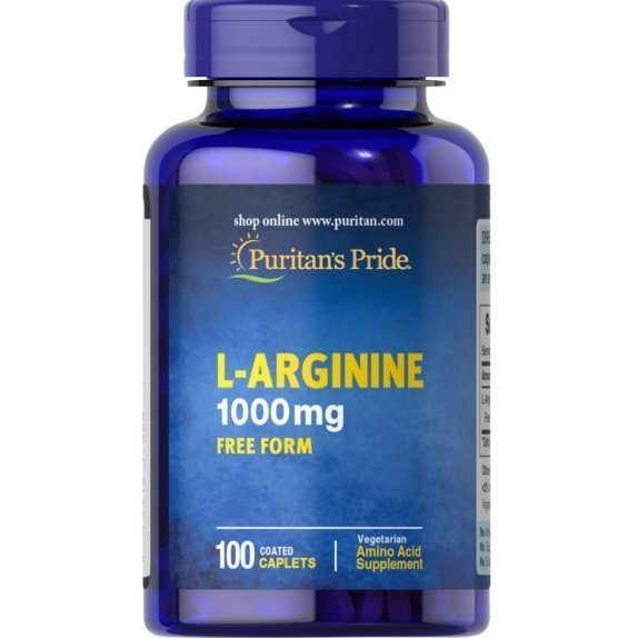 L-Arginina 1000mg 100 tabletek Puritans Pride cena 74,79zł
