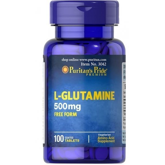 L-Glutamina 500mg 100 tabletek Puritans Pride cena 36,59zł