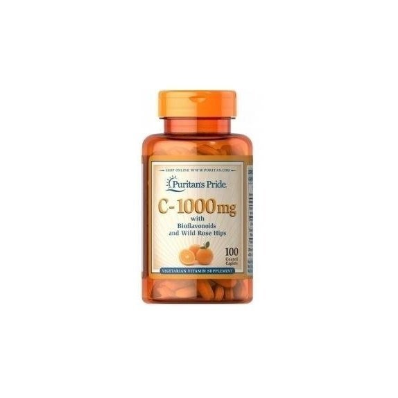 Witamina C 1000 mg 100 tabletek Puritans Pride cena 40,19zł
