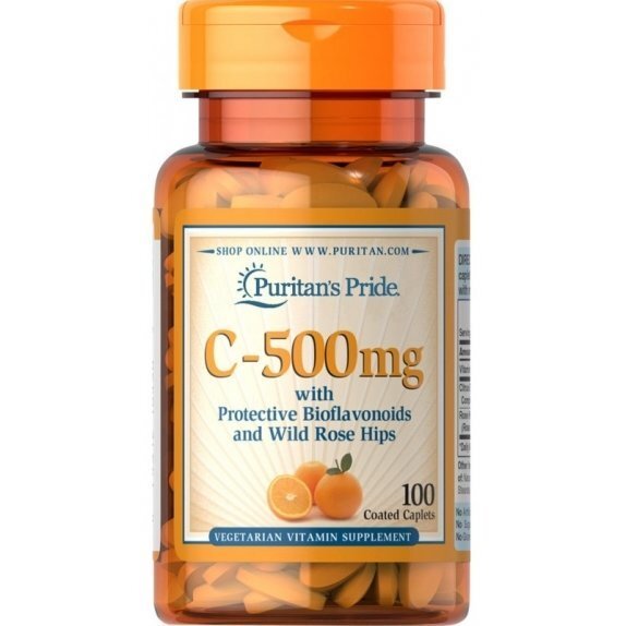 Witamina C 500 mg 100 tabletek Puritans Pride cena 37,30zł