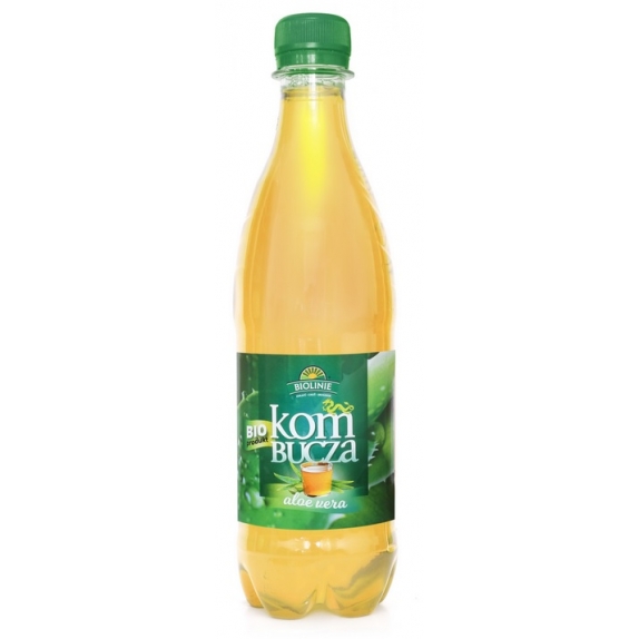Kombucha herbata z aloe vera 500 ml Bioline cena 13,69zł