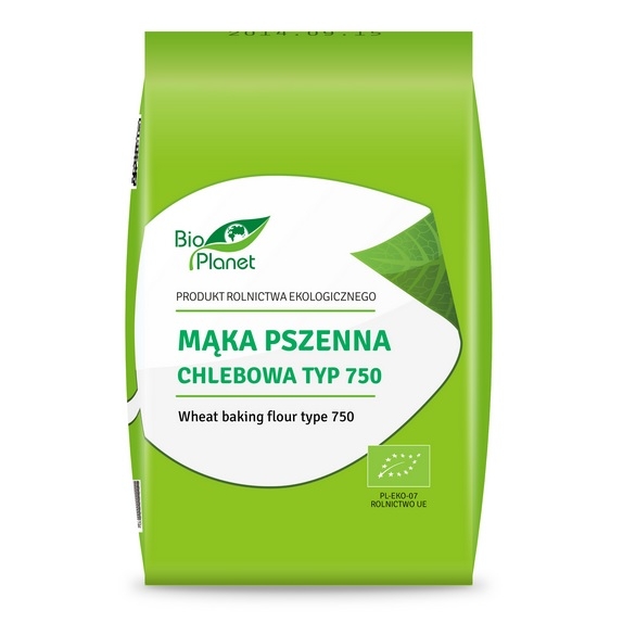 Mąka pszenna typ 750 1 kg BIO Bio Planet  cena €2,09