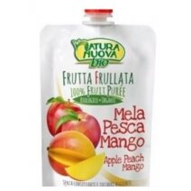 Przecier jabłkowy z mango i brzoskwinią 100 g BIO Natura Nuova