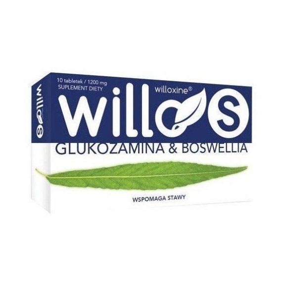 Willo S Glukozamina & Boswellia 10 tabletek Herba Pharma cena 14,44zł