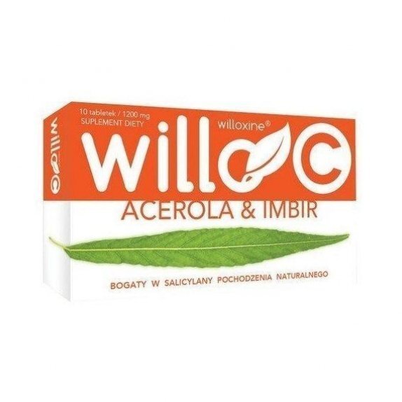 Willo C Acerola & Imbir - na przeziębienie 10 tabletek Herba Pharma cena 14,44zł