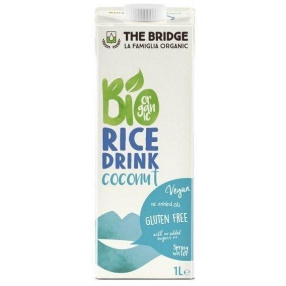Napój ryżowo-kokosowy bez glutenu 1l The Bridge cena 10,55zł